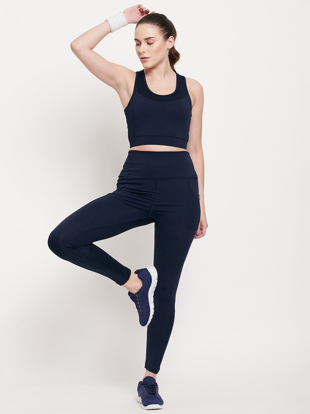 Black Slim Fit Rapid-Dry Antimicrobial Legging