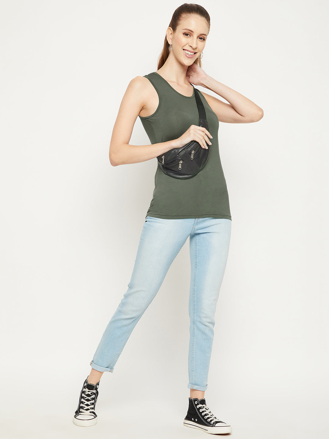 Olive Tank top