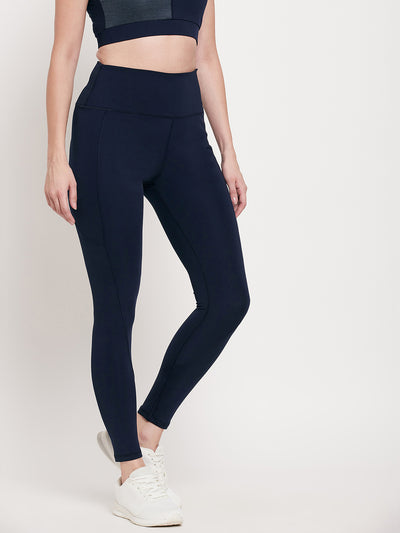 Women black with pocket Slim Fit Rapid-Dry Antimicrobial legging