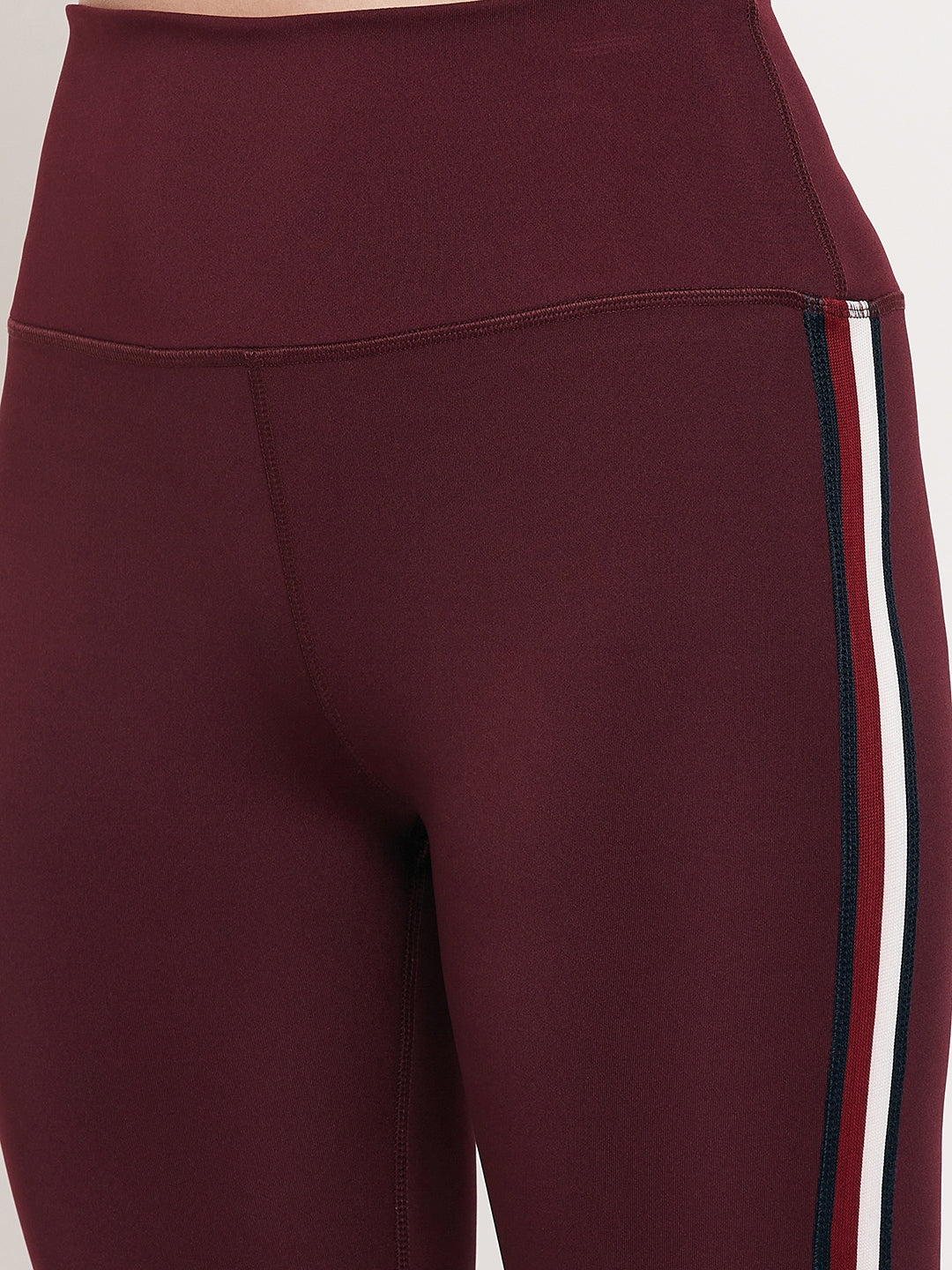 Women Wine color Rapid-Dry Antimicrobial legging